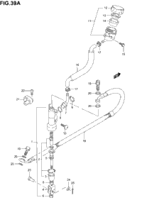 Rear Master Cylinder (Model K5/K6)