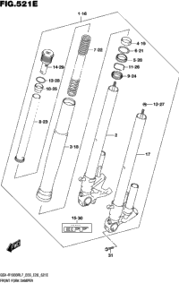 Front Fork Damper (Gsx-R1000rzl7 E28)