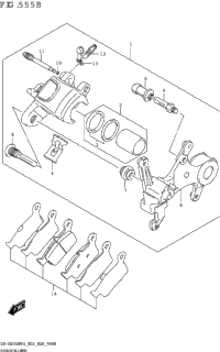 Rear Caliper (Dr-Z400sm)