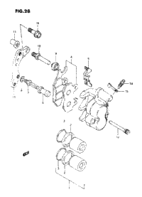 Front Caliper (Model N/P/R)