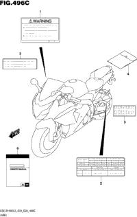 Label (Gsx-R1000l5 E33)