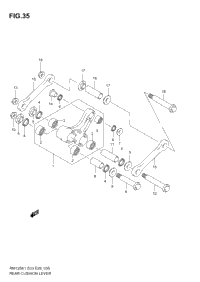 Rear Cushion Lever (Model K1)