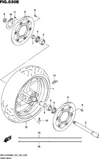 Front Wheel (Gsx-S1000za)