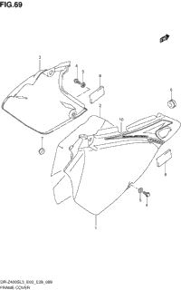 Frame Cover (Dr-Z400sl3 E03)