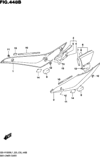 Side Lower Cover (Gsx-R1000rl7 E28)