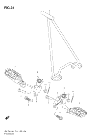 Footrest (Rm-Z450 K8/K9/L0)