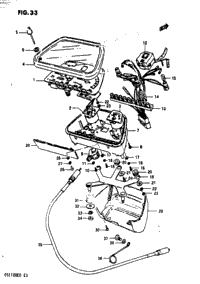 Speedometer - Tachometer (Gs1100esd)