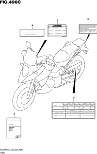 Label (Dl1000al8 E33)