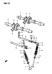 Cam Shaft - Valve (Model Z)
