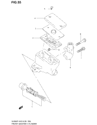 Front Master Cylinder (Sv650x/Y/K1/K2)