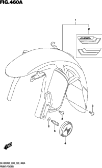 Front Fender (Dl1000xal9 E03)