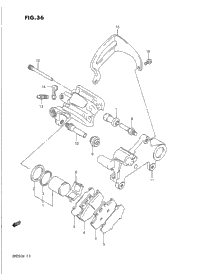 Rear Calipers (Model K)
