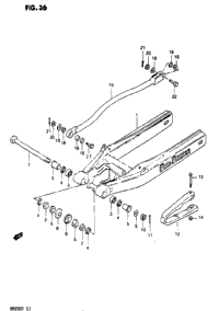 Rear Swinging Arm (Model D)
