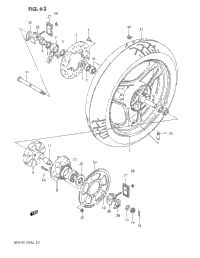 Rear Wheel (Model G/H)