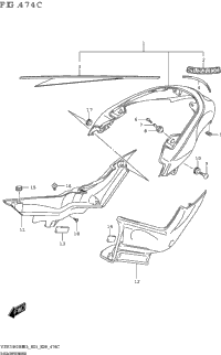 Rear Fender (See Note 1) 474C