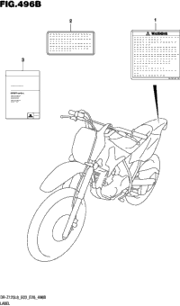 Label (Dr-Z125ll8 E03)