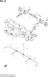 Throttle Body Hose/Joint (Gsx-R1000zl4 E28)