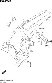 Rear Fender (Rmx450zl8 E28)