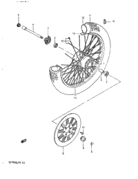 Front Wheel (Vs700glfh/Glph)