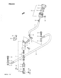 Rear Master Cylinder (Model J)