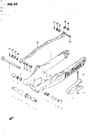 Rear Swinging Arm (Model E)