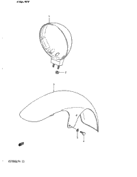 Headlamp Housing - Front Fender