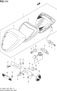 Rear Combination Lamp (Vl1500bl4 E03)