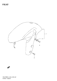 Front Fender (Gsx-R600l3 E03)