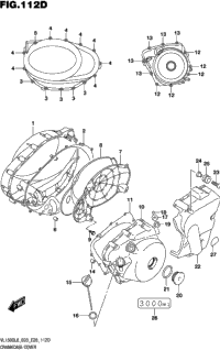 Crankcase Cover (Vl1500btl8 E28)