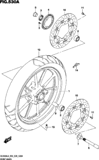 Front Wheel (Dl650a)