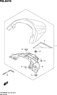 Seat Tail Box (See Note 1) 507C