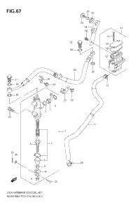 Rear Master Cylinder (Gsx1300bkk8/K9)