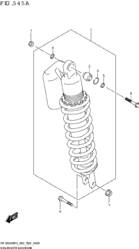 Rear Shock Absorber (Dr-Z400s)