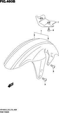 Front Fender (Vzr1800bzl9 E03) (Ajp)
