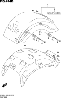 Rear Fender (Vl1500tl9 E33)