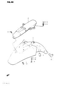 Front Fender (Gs1150es3/Ese/Esf)