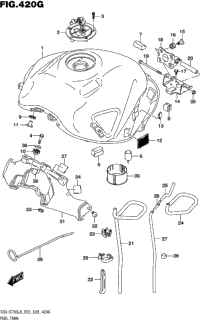 Fuel Tank (Gsx-S750azl8 E28)