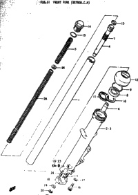 Front Fork (Gs750b