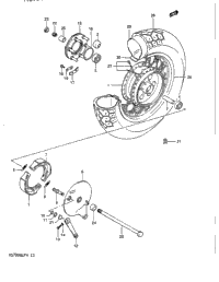 Rear Wheel (Vs700glfh/Glph)
