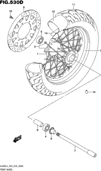 Front Wheel (Vl800tl5 E28)