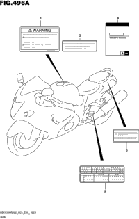 Label (Gsx1300ral6 E03)