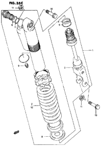Shock Absorber (Model M/N/P/R/S)