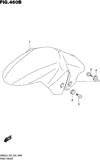 Front Fender (Sv650l8 E33)