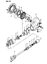 Propeller Shaft-Final Drive Gear