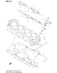 Throttle Body Hose/Joint (Model K1)