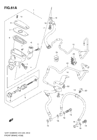Front Brake Hose (Gsx1300bkak8/Ak9)