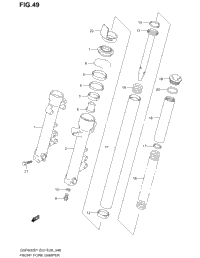 Front Fork Damper (Model Y/K1/K2)