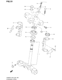Steering Stem (Sv650x/Y)