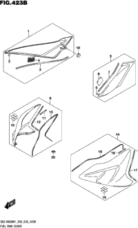 Fuel Tank Cover (Gsx-R600z)