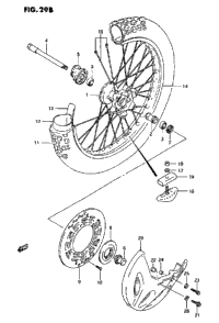 Front Wheel (Model N/P/R/S)